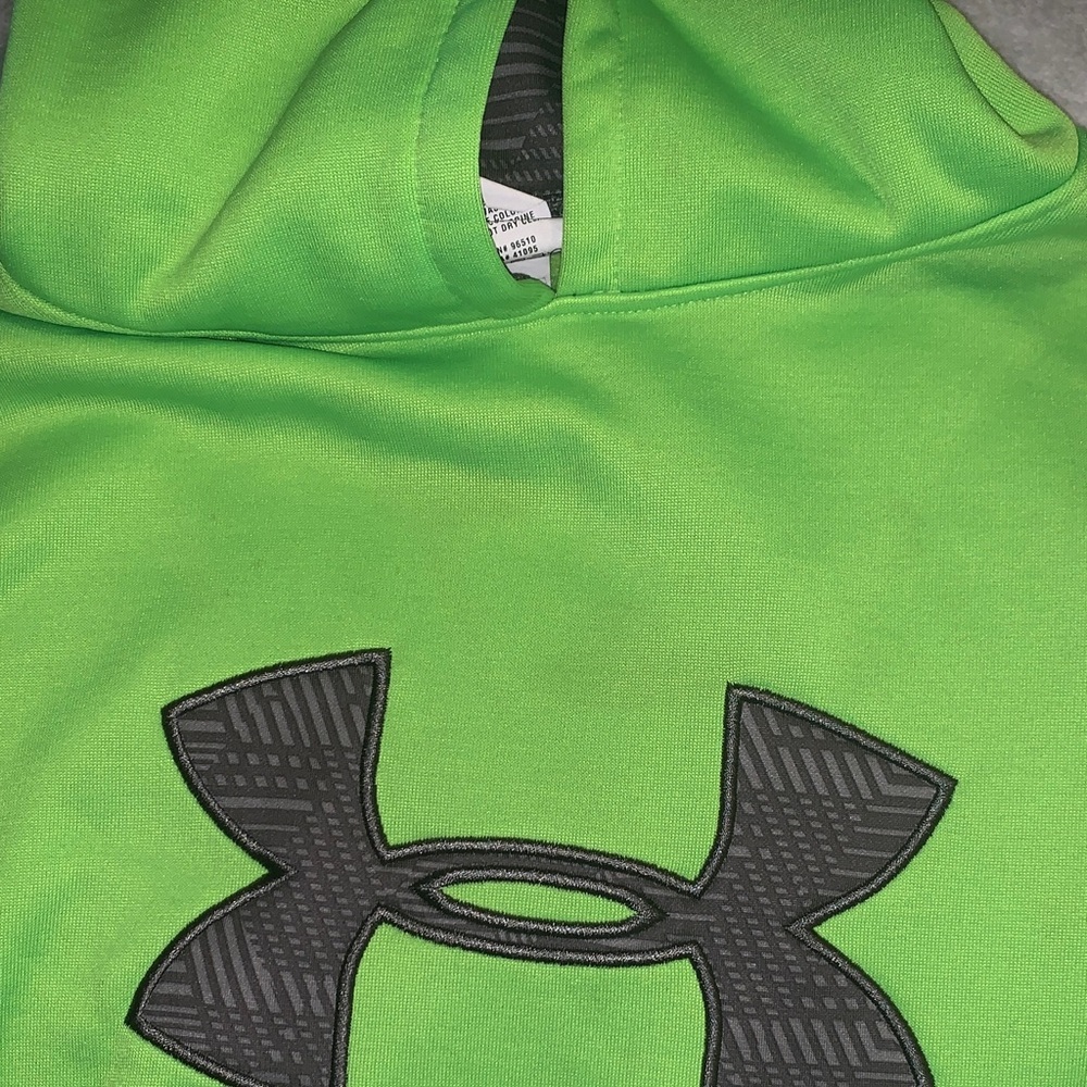 Under Armour Kids Neon Green and Black Hoodie set of 2 - Picture 8 of 8